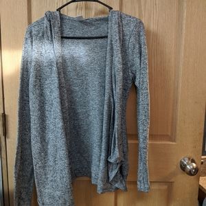 Gray cardigan